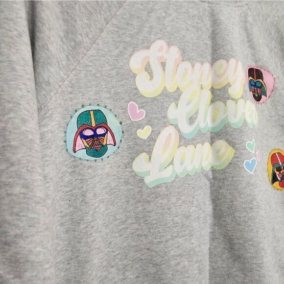 Women's CUSTOM Painted Swearshirt Small - Darth Vader Heads - Picture 4 of 5